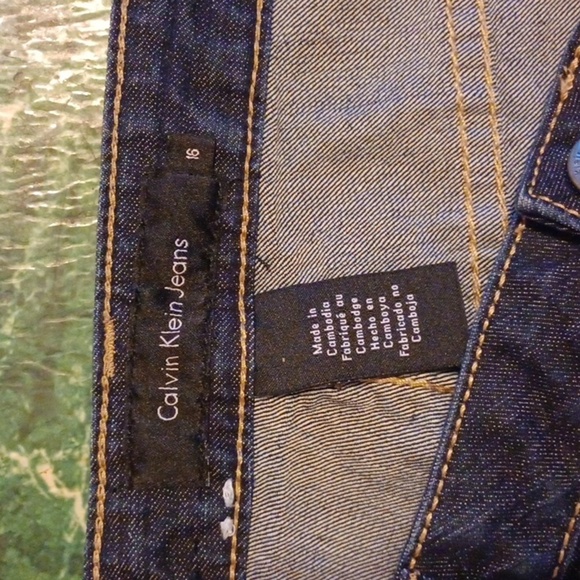 Calvin Klein jeans women's size 16 flare legs - Picture 4 of 5